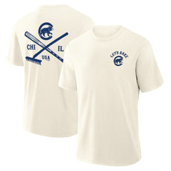 Chicago Cubs Fanatics Nostalgia Stadium Slub T-Shirt Discount