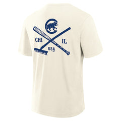 Chicago Cubs Fanatics Nostalgia Stadium Slub T-Shirt Discount