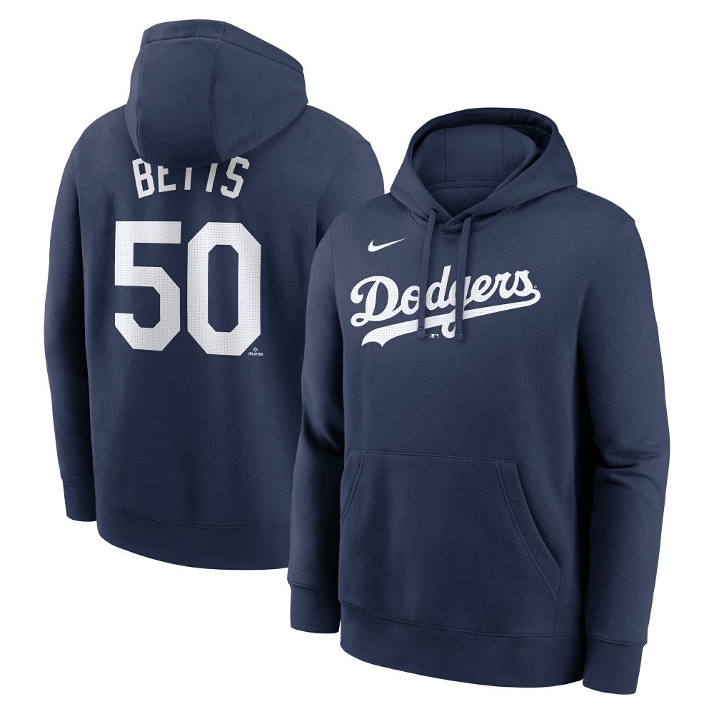Mookie Betts Los Angeles Dodgers Nike Player Name & Number Club Pullover Hoodie Near Me