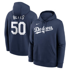 Mookie Betts Los Angeles Dodgers Nike Player Name & Number Club Pullover Hoodie Near Me
