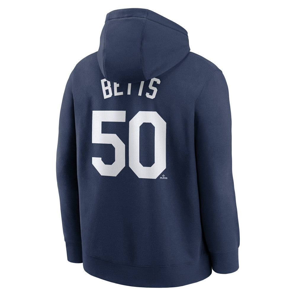 Mookie Betts Los Angeles Dodgers Nike Player Name & Number Club Pullover Hoodie Near Me