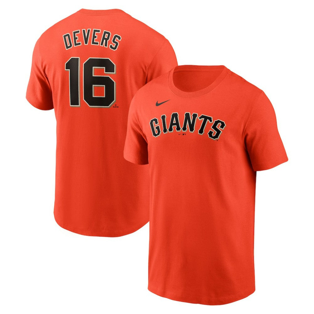 Rafael Devers San Francisco Giants Nike Name & Number T-Shirt for sale