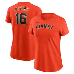 Rafael Devers San Francisco Giants Nike Women's Name & Number T-Shirt Online