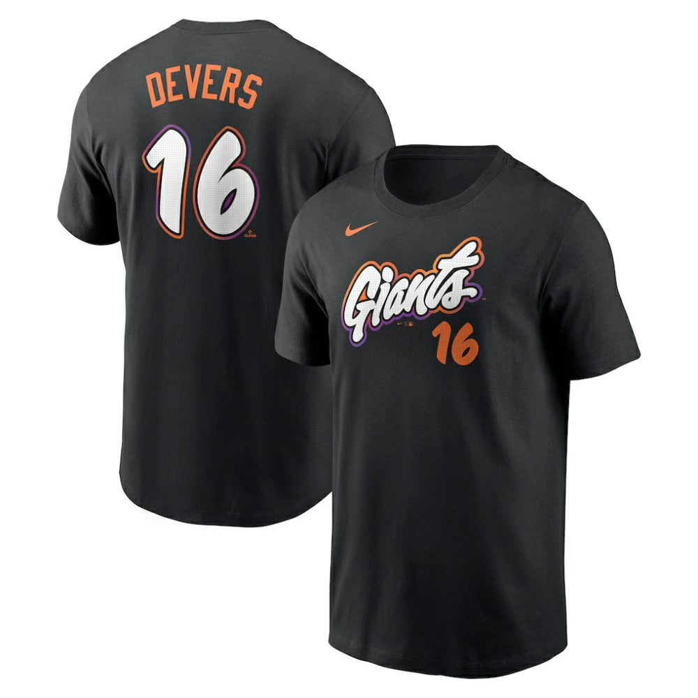 Rafael Devers San Francisco Giants Nike 2025 City Connect Fuse Name & Number T-Shirt Discount