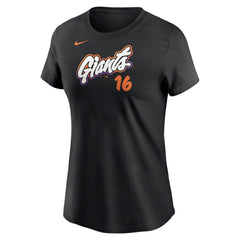 Rafael Devers San Francisco Giants Nike Women's 2025 City Connect Fuse Name & Number T-Shirt for sale