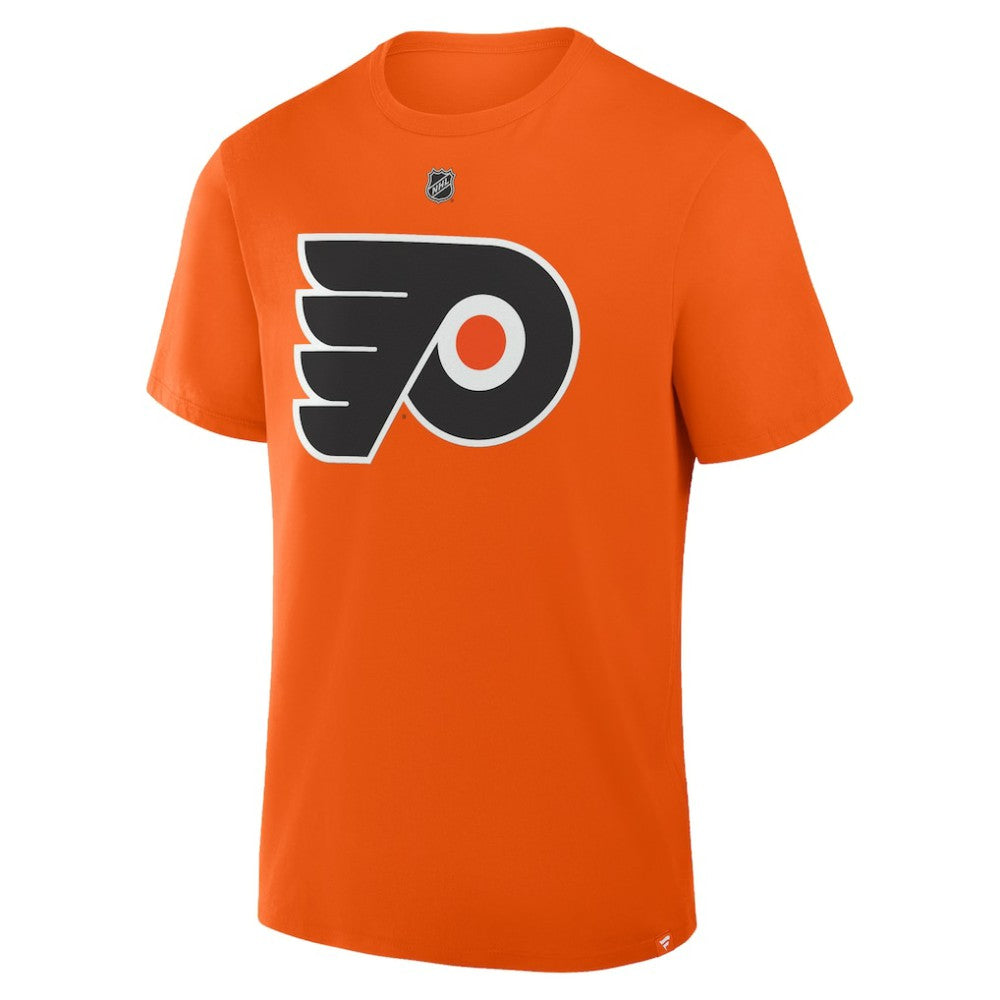 Trevor Zegras Philadelphia Flyers Fanatics Authentic Stack Name & Number T-Shirt - Orange | Fanatics sale