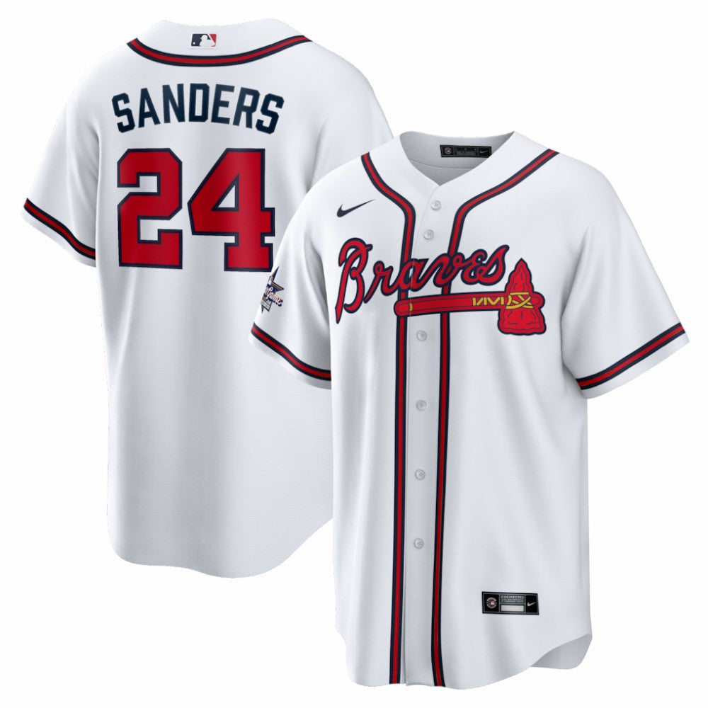 Deion Sanders Atlanta Braves Nike Home Retired Player Replica Jersey Sale
