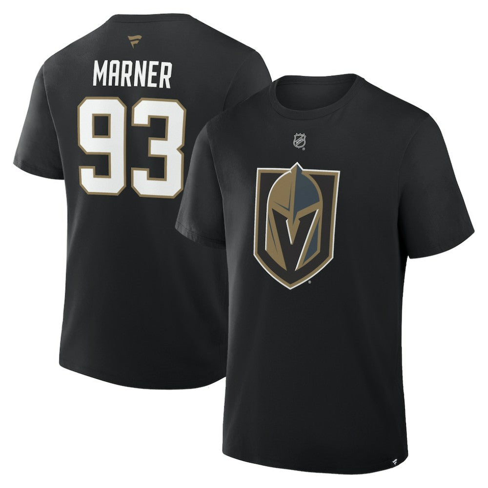 Mitch Marner Vegas Golden Knights Fanatics Authentic Stack Name & Number T-Shirt - Black | Fanatics on sale