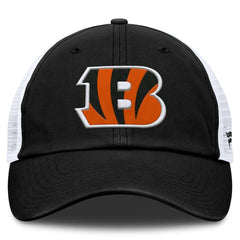 Cincinnati Bengals Trucker Adjustable Hat - Black/White - Fanatics