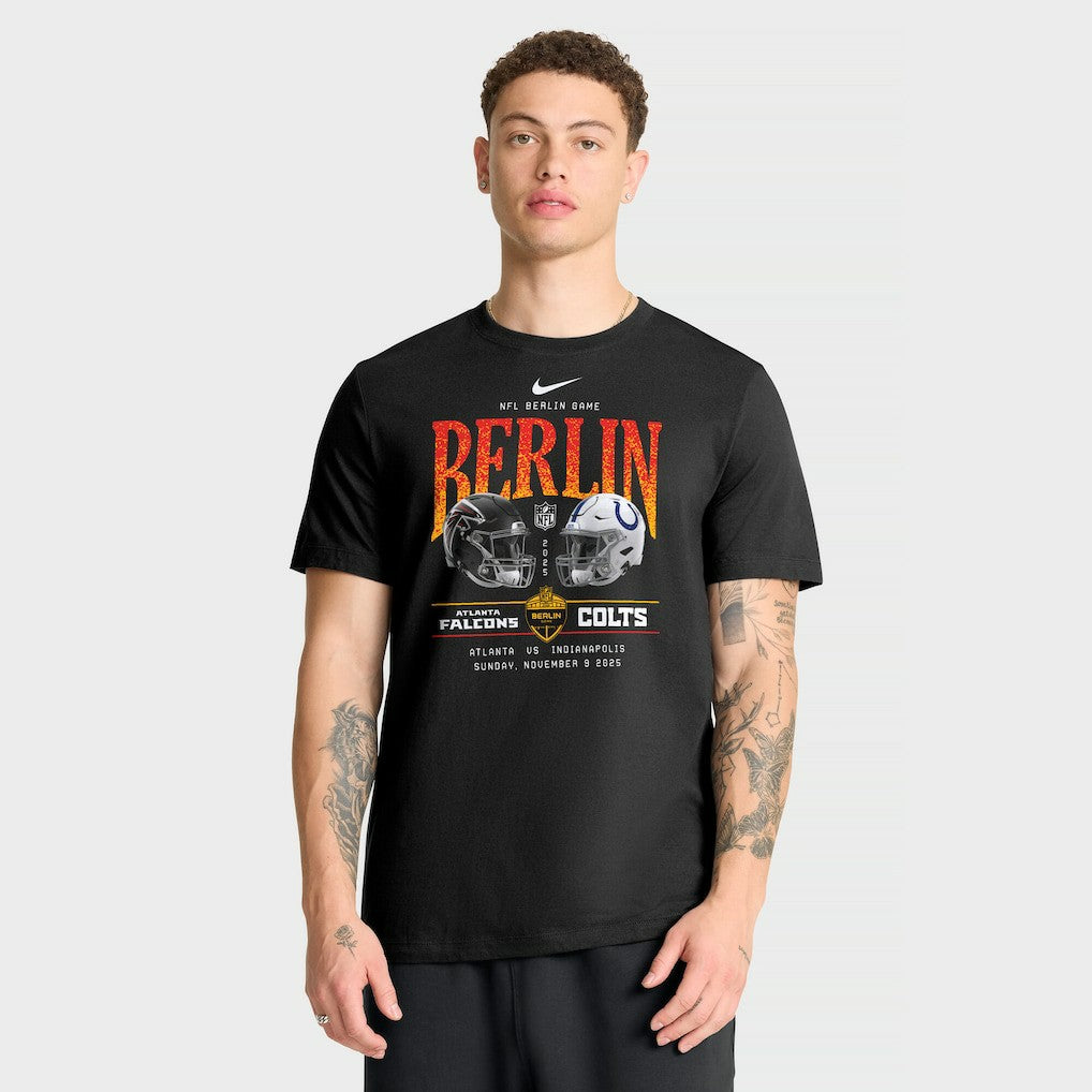 Atlanta Falcons vs. Indianapolis Colts International Games Berlin 2025 T-Shirt - Black - Nike