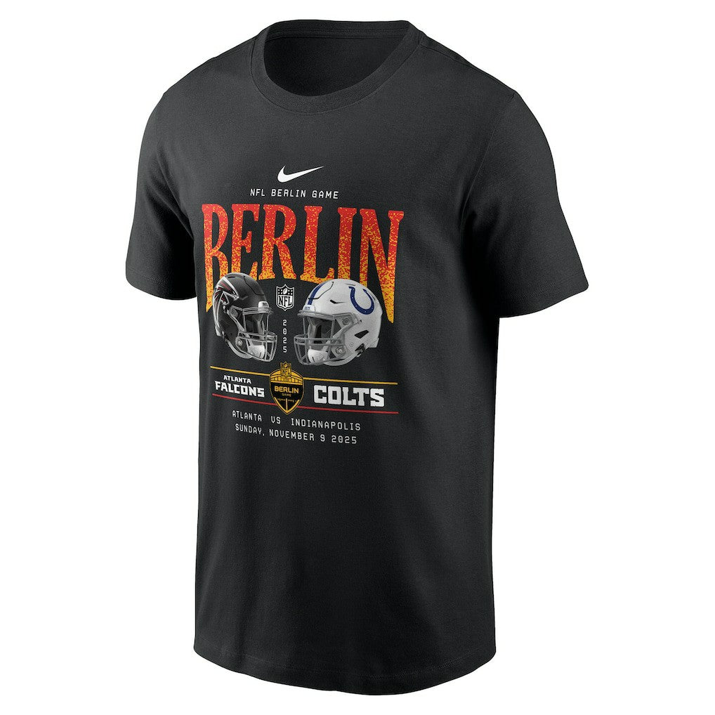Atlanta Falcons vs. Indianapolis Colts International Games Berlin 2025 T-Shirt - Black - Nike