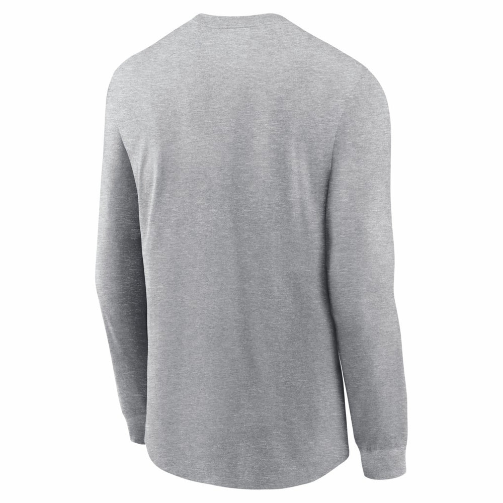 Seattle Seahawks 2025 NFC Champions Locker Room Trophy Collection Long Sleeve T-Shirt - Heather Gray - Nike