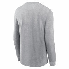 Seattle Seahawks 2025 NFC Champions Locker Room Trophy Collection Long Sleeve T-Shirt - Heather Gray - Nike