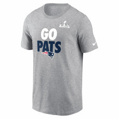 New England Patriots Super Bowl LX Fast As Fast Gets T-Shirt - Heather Gray - Nike