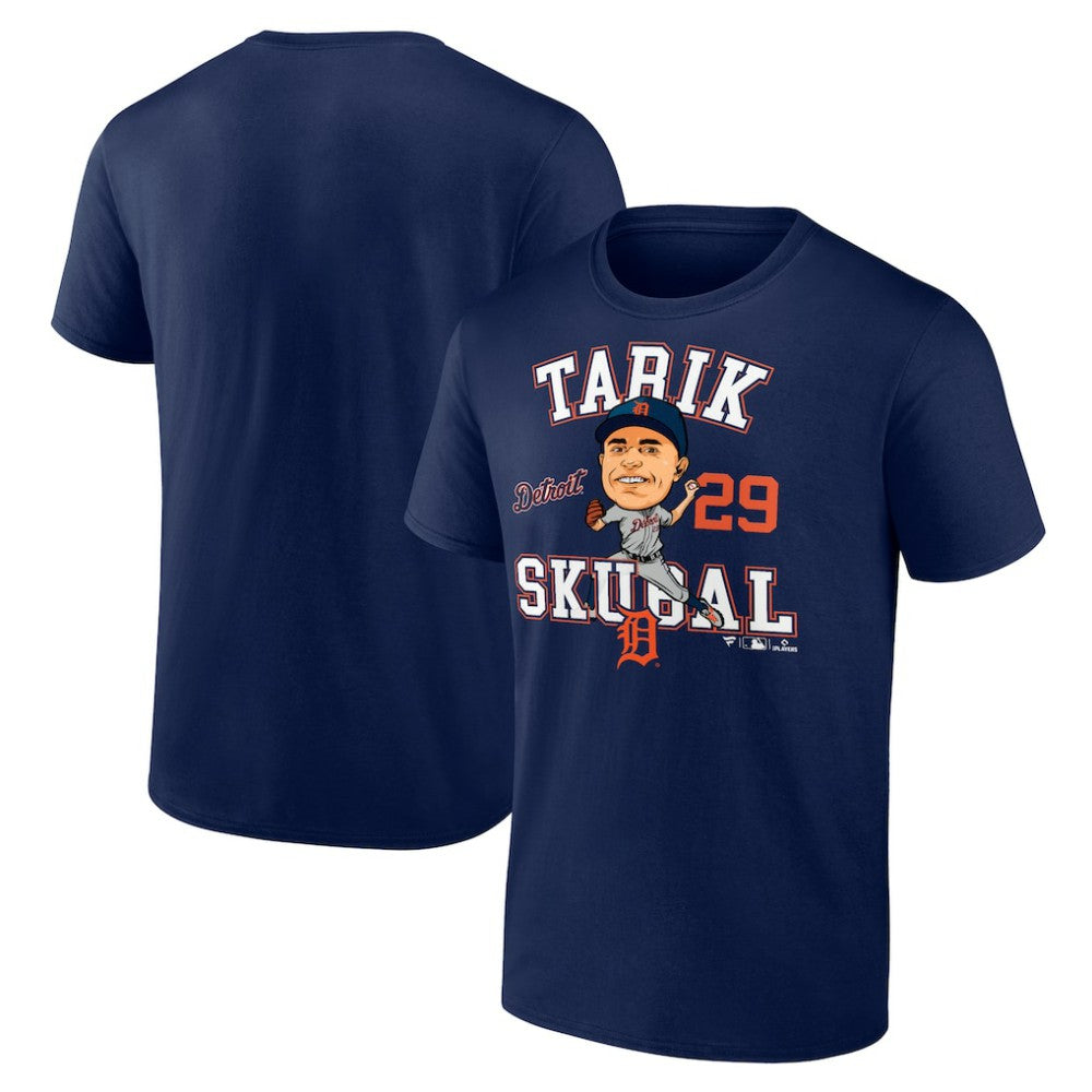 Tarik Skubal Detroit Tigers Fanatics Hometown Caricature Player T-Shirt Discount
