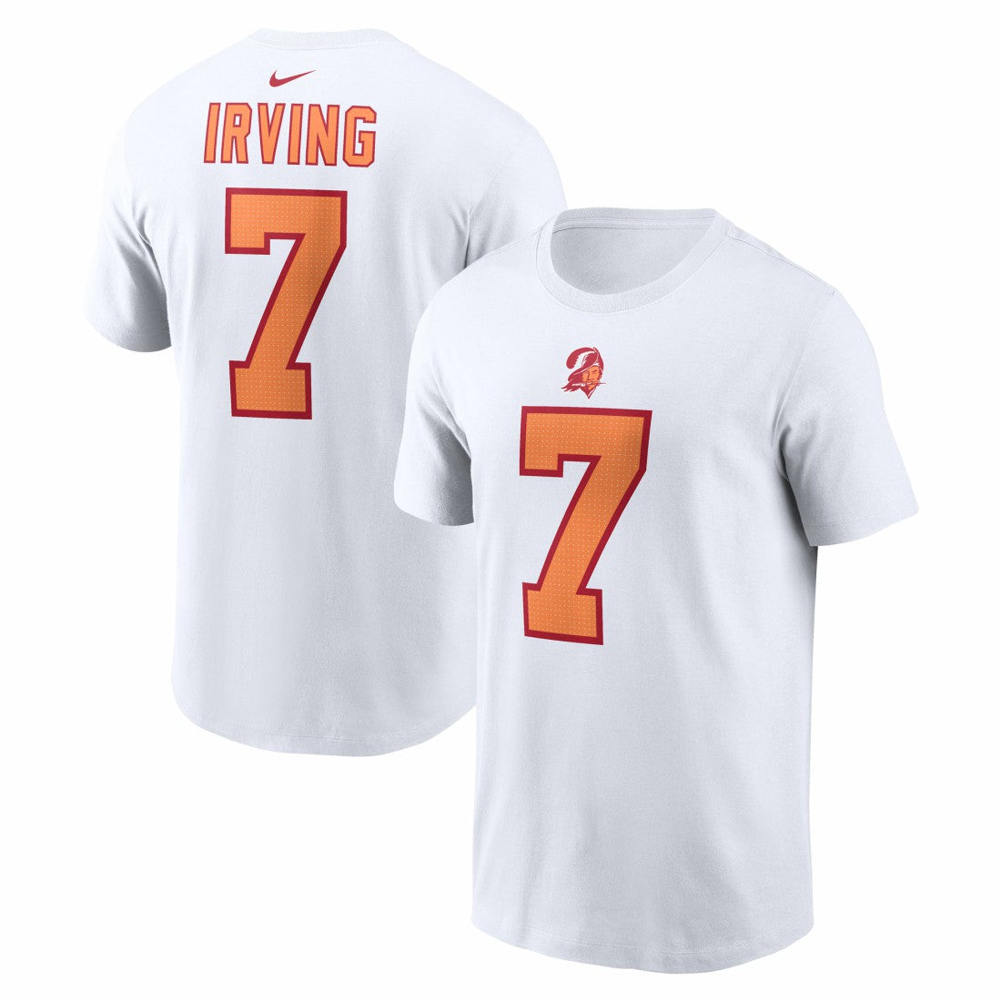 Bucky Irving '76 Tampa Bay Buccaneers 50th Season Alternate Name & Number T-Shirt - White - Nike