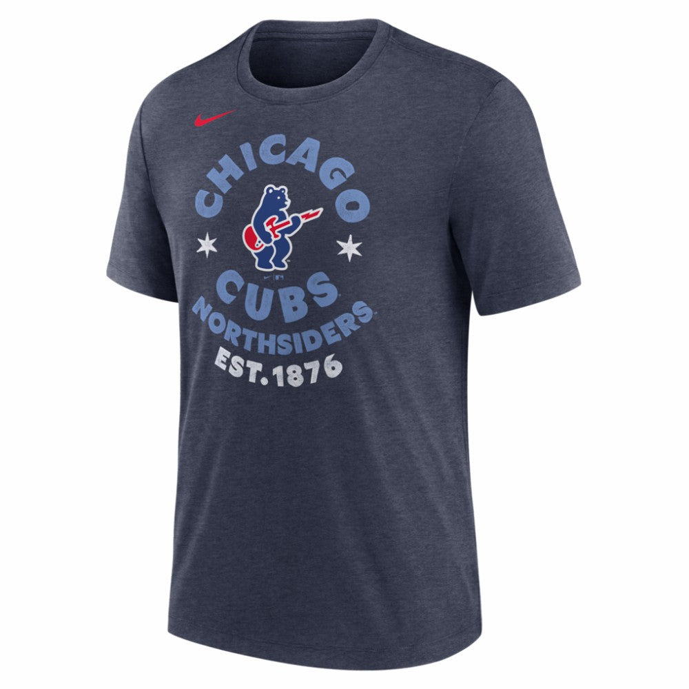 Chicago Cubs Nike Electric Bear Tri-Blend T-Shirt Near Me