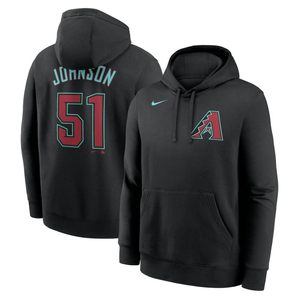 Randy Johnson Arizona Diamondbacks Nike Player Name & Number Club Pullover Hoodie Near Me
