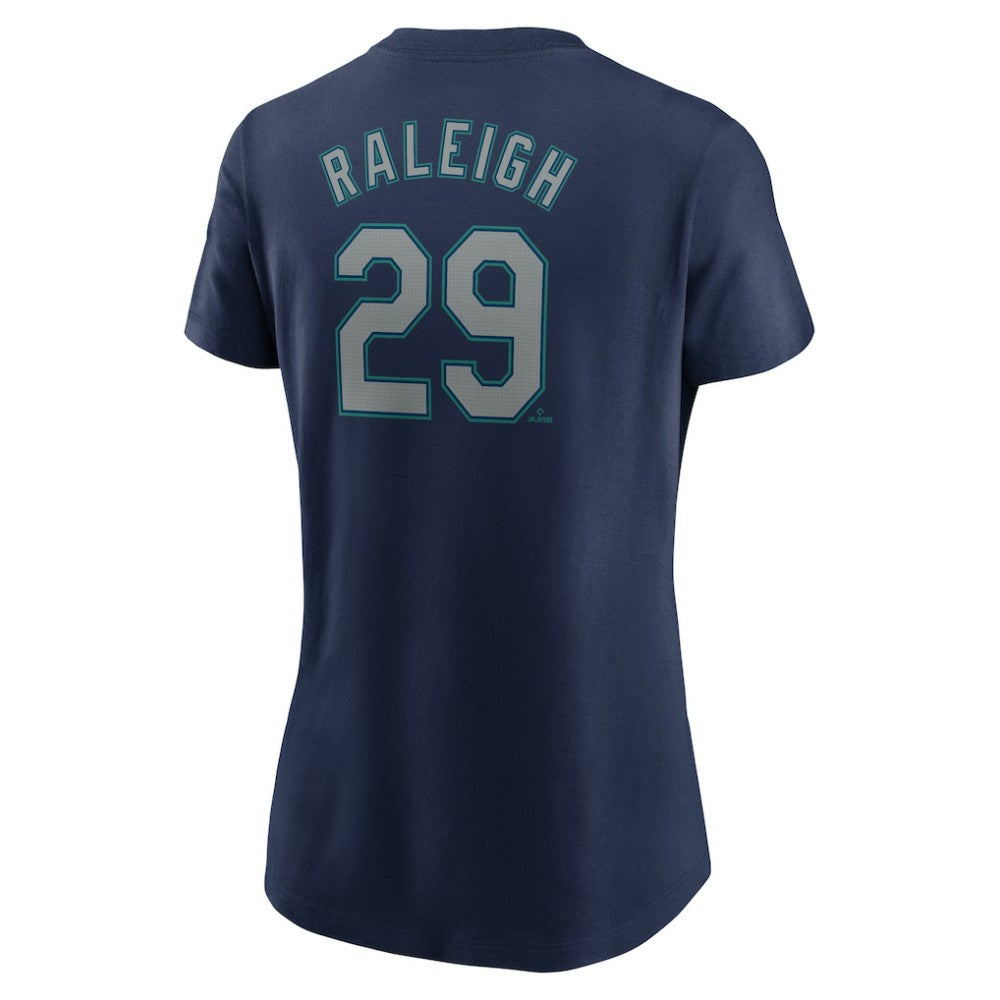 Cal Raleigh Seattle Mariners Nike Women's Cooperstown Collection Fuse Name & Number T-Shirt for sale