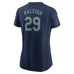 Cal Raleigh Seattle Mariners Nike Women's Cooperstown Collection Fuse Name & Number T-Shirt for sale
