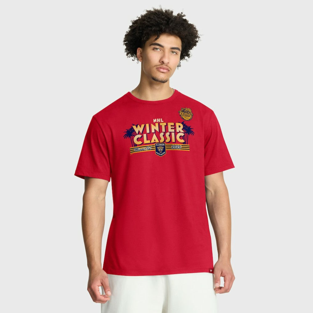 Florida Panthers Fanatics 2026 NHL Winter Classic T-Shirt - Red | Fanatics discount