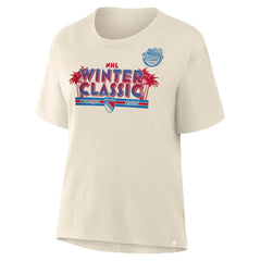 New York Rangers Fanatics Women's 2026 NHL Winter Classic T-Shirt - Cream | Fanatics discount