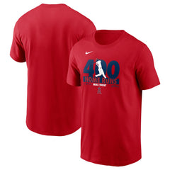 Mike Trout Los Angeles Angels Nike 400 Career Home Runs T-Shirt Discount