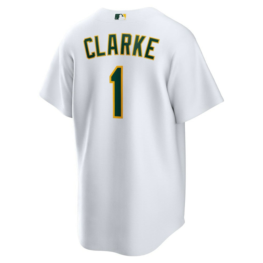 Denzel Clarke Athletics Nike Home Replica Jersey Discount