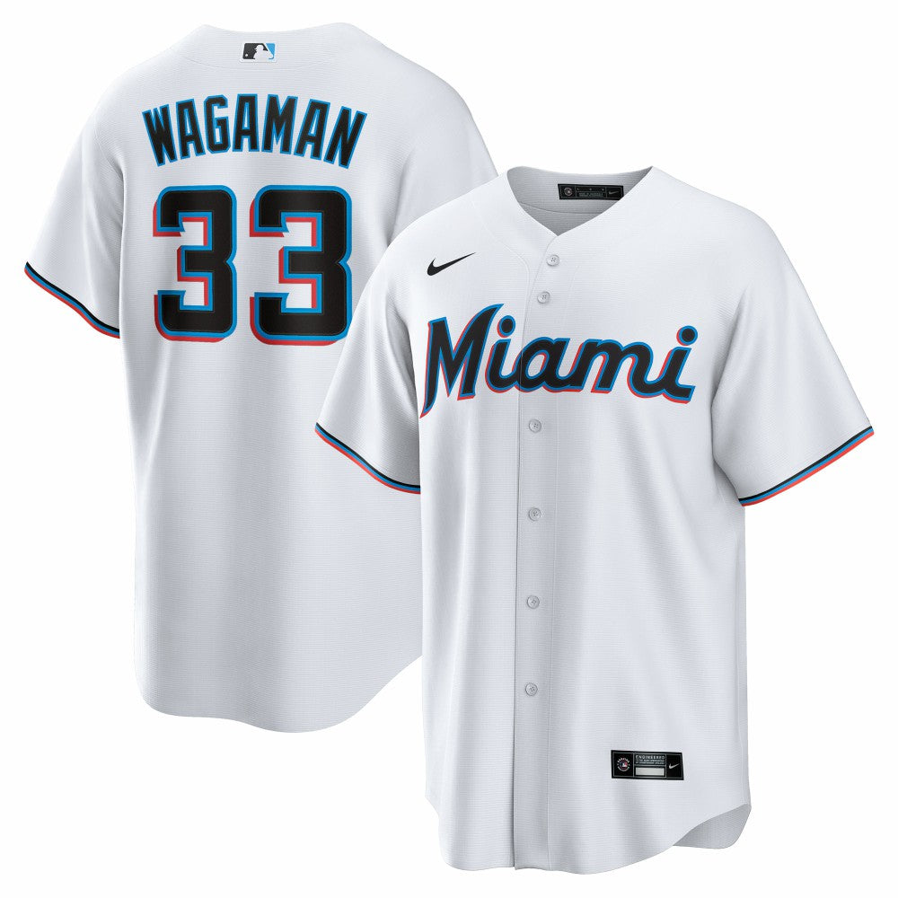 Eric Wagaman Miami Marlins Nike Home Replica Jersey Discount