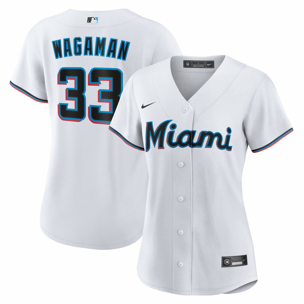 Eric Wagaman Miami Marlins Nike Women's Home Replica Jersey for sale