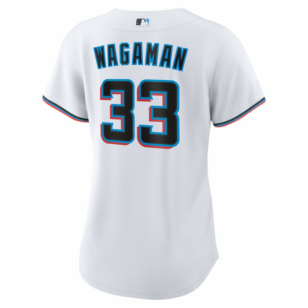 Eric Wagaman Miami Marlins Nike Women's Home Replica Jersey for sale