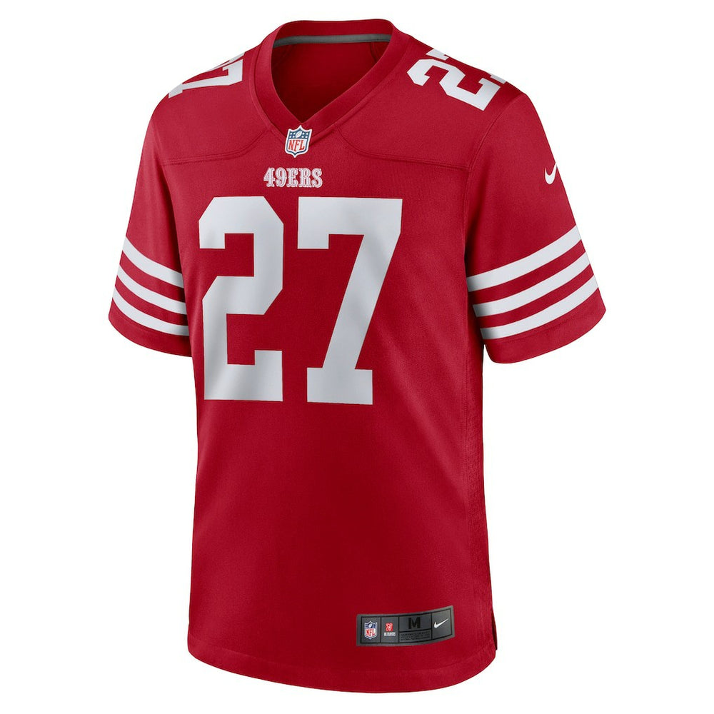 Ji'Ayir Brown San Francisco 49ers Team Game Jersey - Scarlet - Nike