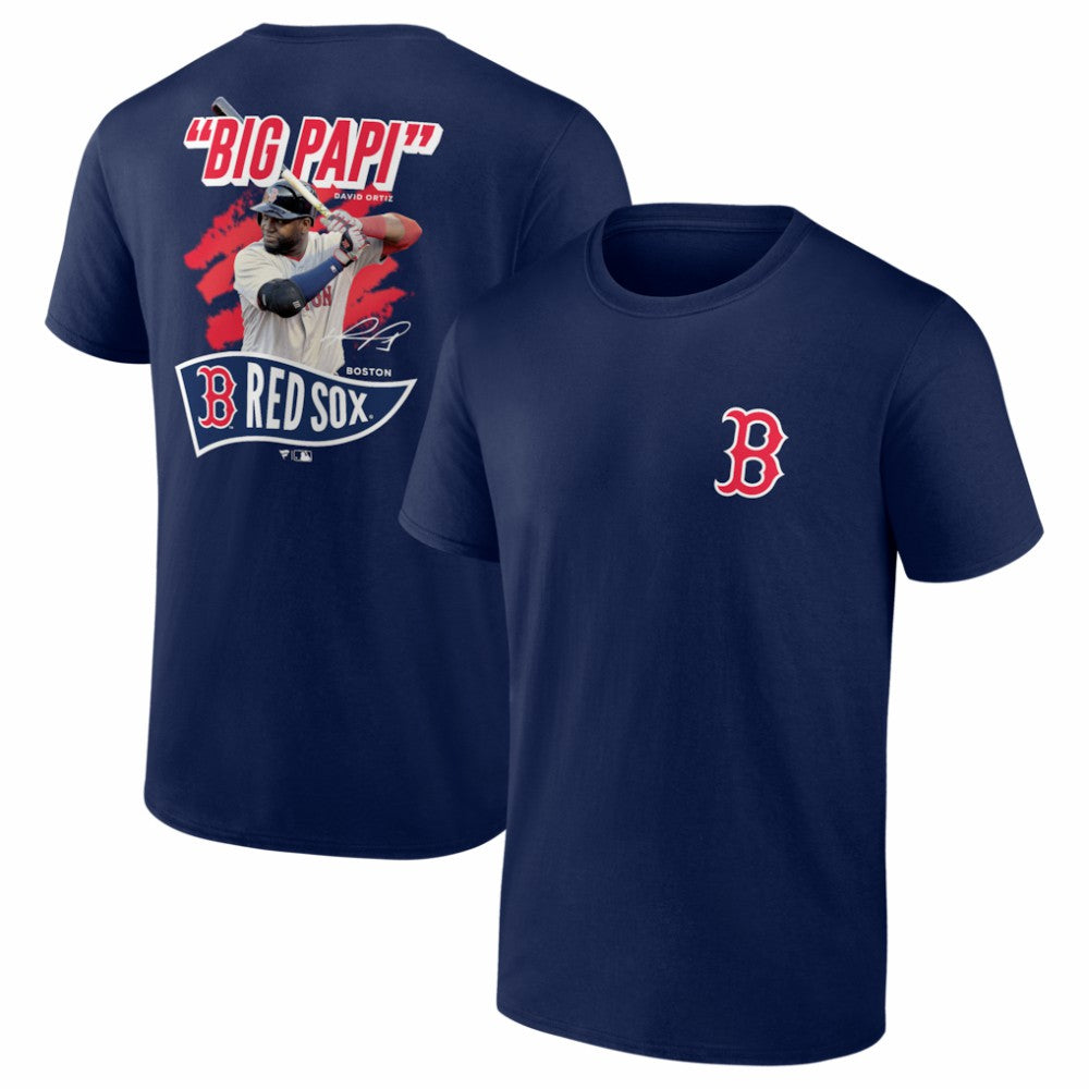 David Ortiz Boston Red Sox Fanatics Retired Player Nickname Name & Number T-Shirt for sale