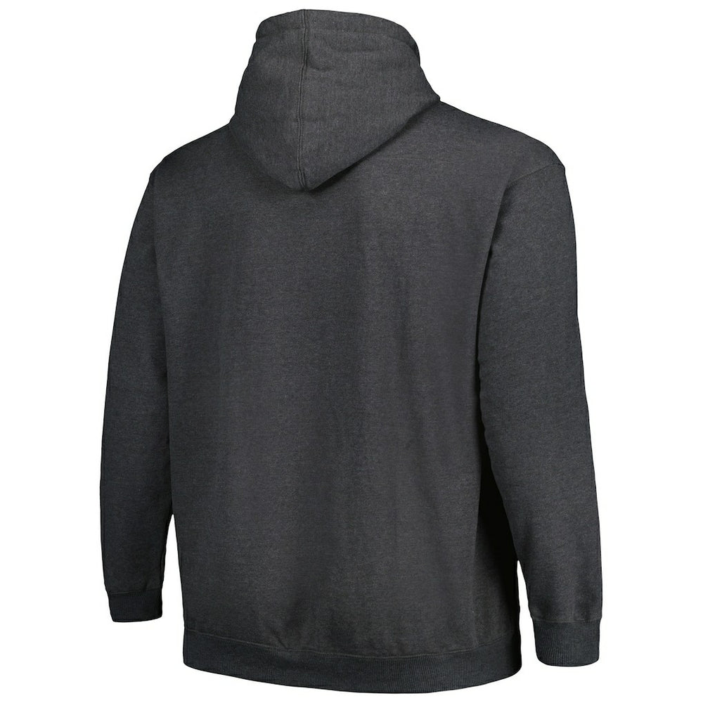 Arizona Cardinals Big & Tall Pullover Hoodie - Heather Charcoal - Fanatics