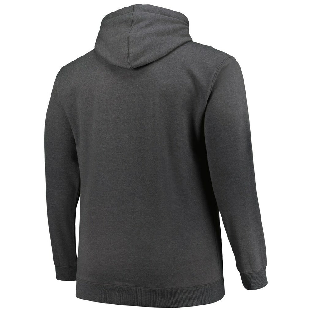 Jacksonville Jaguars Big & Tall Pullover Hoodie - Heather Charcoal - Fanatics