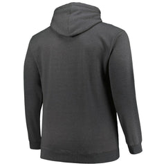 Jacksonville Jaguars Big & Tall Pullover Hoodie - Heather Charcoal - Fanatics