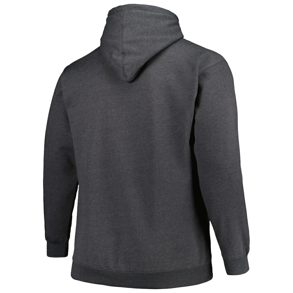 Carolina Panthers Big & Tall Pullover Hoodie - Heather Charcoal - Fanatics