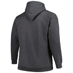 Carolina Panthers Big & Tall Pullover Hoodie - Heather Charcoal - Fanatics