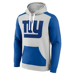 New York Giants Big & Tall Team Fleece Pullover Hoodie - Silver/Royal - Fanatics