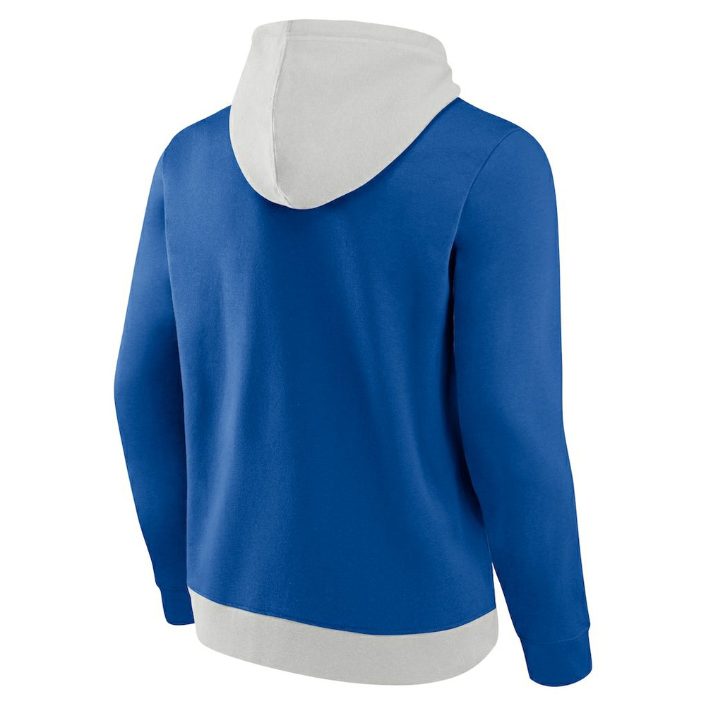 New York Giants Big & Tall Team Fleece Pullover Hoodie - Silver/Royal - Fanatics