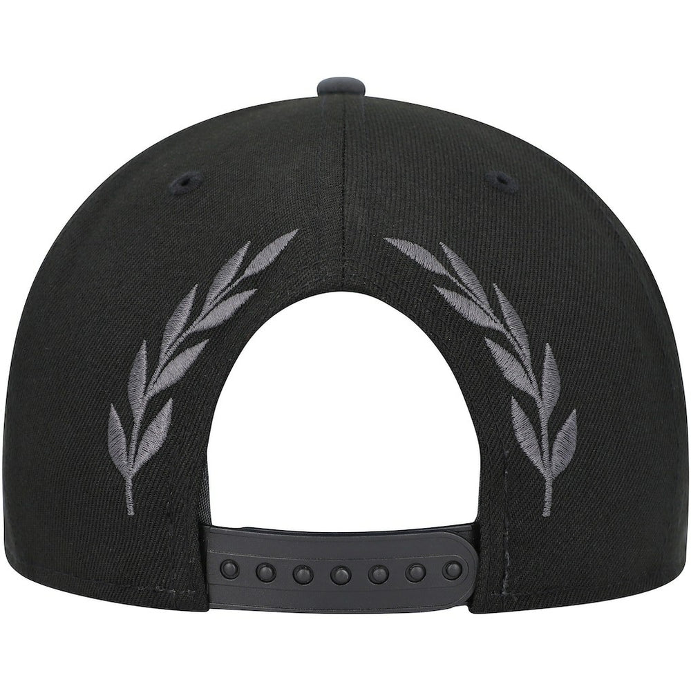 New Era Brooklyn Nets Back Laurels 9FIFTY Snapback Hat Black
