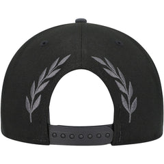 New Era Brooklyn Nets Back Laurels 9FIFTY Snapback Hat Black