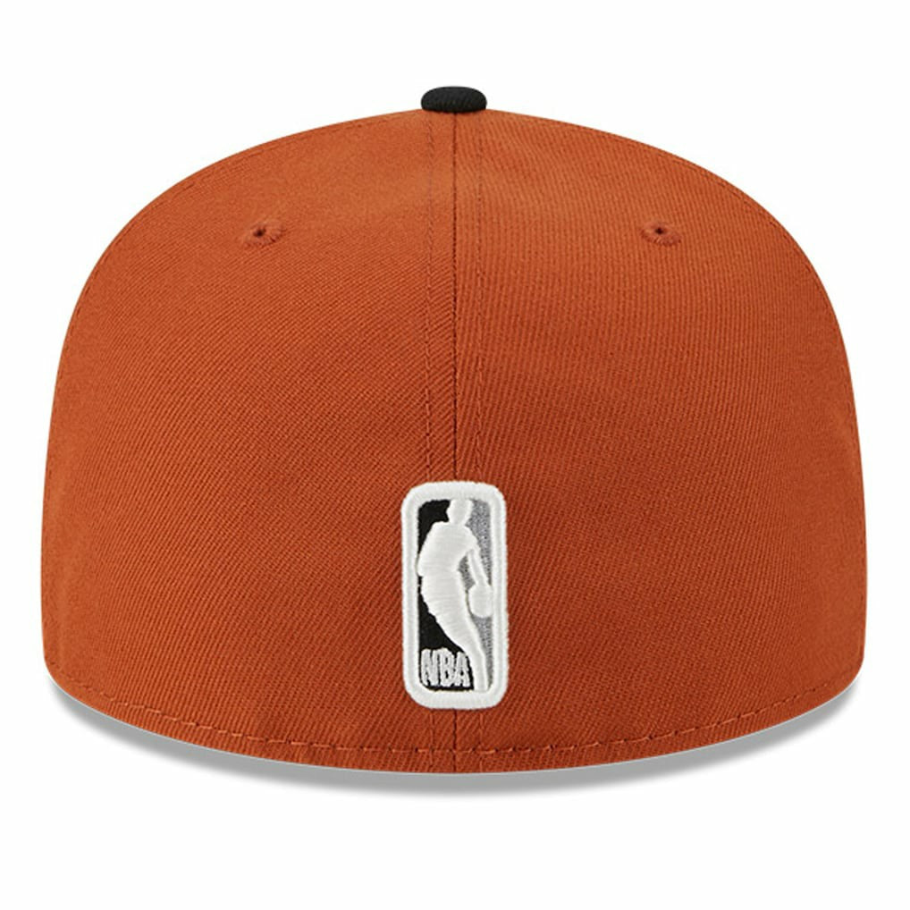 New Era Brooklyn Nets Two-Tone 59FIFTY Fitted Hat Rust/Black