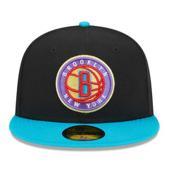 New Era Brooklyn Nets Arcade Scheme 59FIFTY Fitted Hat Black/Turquoise