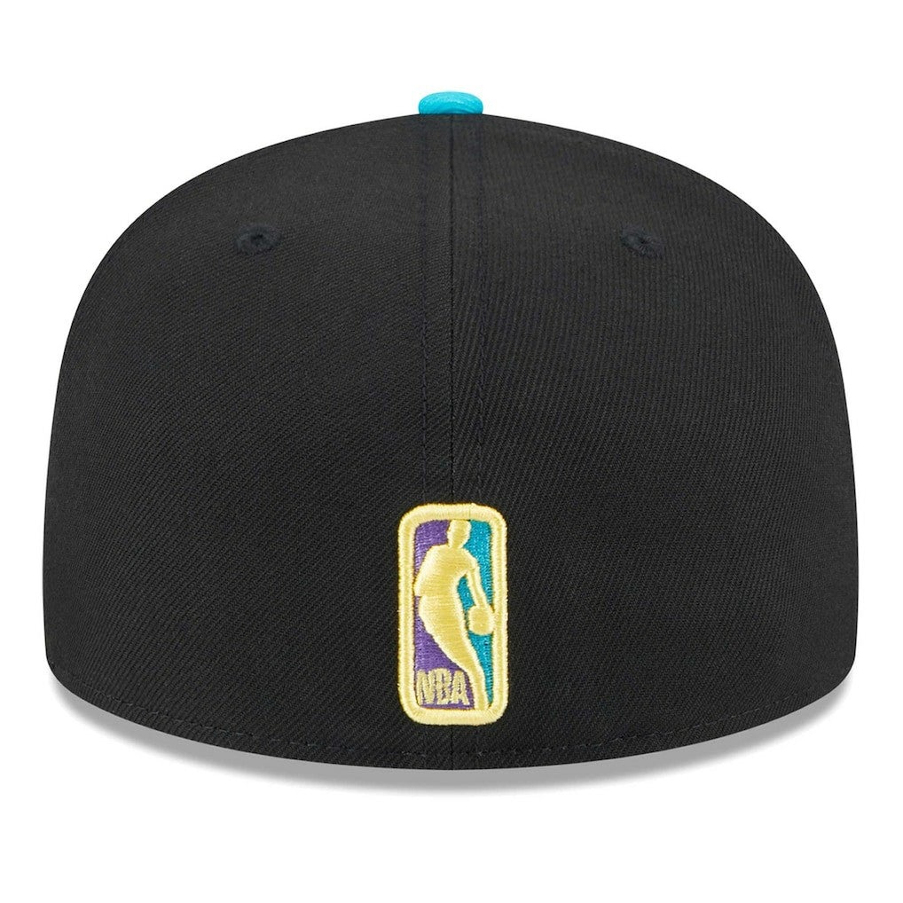 New Era Philadelphia 76ers Arcade Scheme 59FIFTY Fitted Hat Black/Turquoise