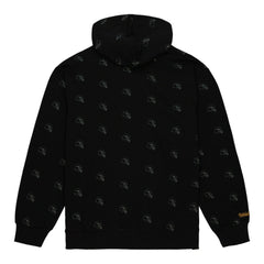 Minnesota Vikings Allover Print Fleece Pullover Hoodie - Black - Mitchell & Ness