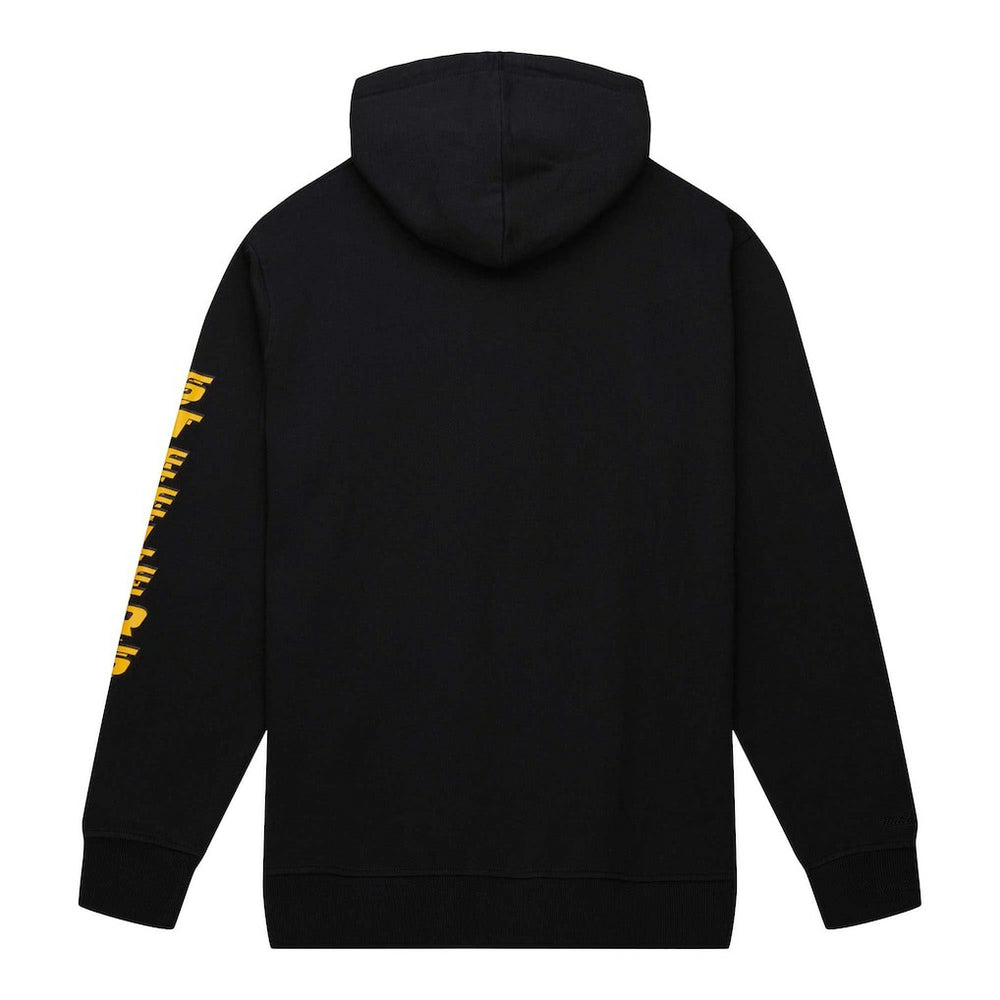 Pittsburgh Steelers Gridiron Classics Big Face 7.0 Pullover Hoodie - Black - Mitchell & Ness