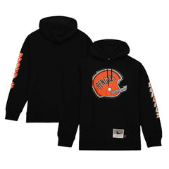 Cincinnati Bengals Gridiron Classics Big Face 7.0 Pullover Hoodie - Black - Mitchell & Ness