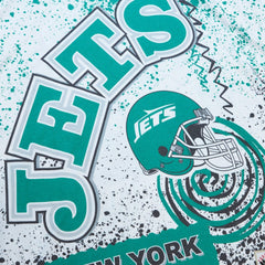 New York Jets Team Burst Sublimated T-Shirt - White - Mitchell & Ness