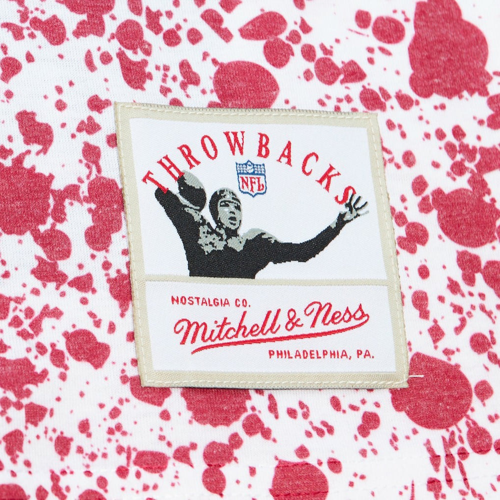 Arizona Cardinals Team Burst Sublimated T-Shirt - White - Mitchell & Ness